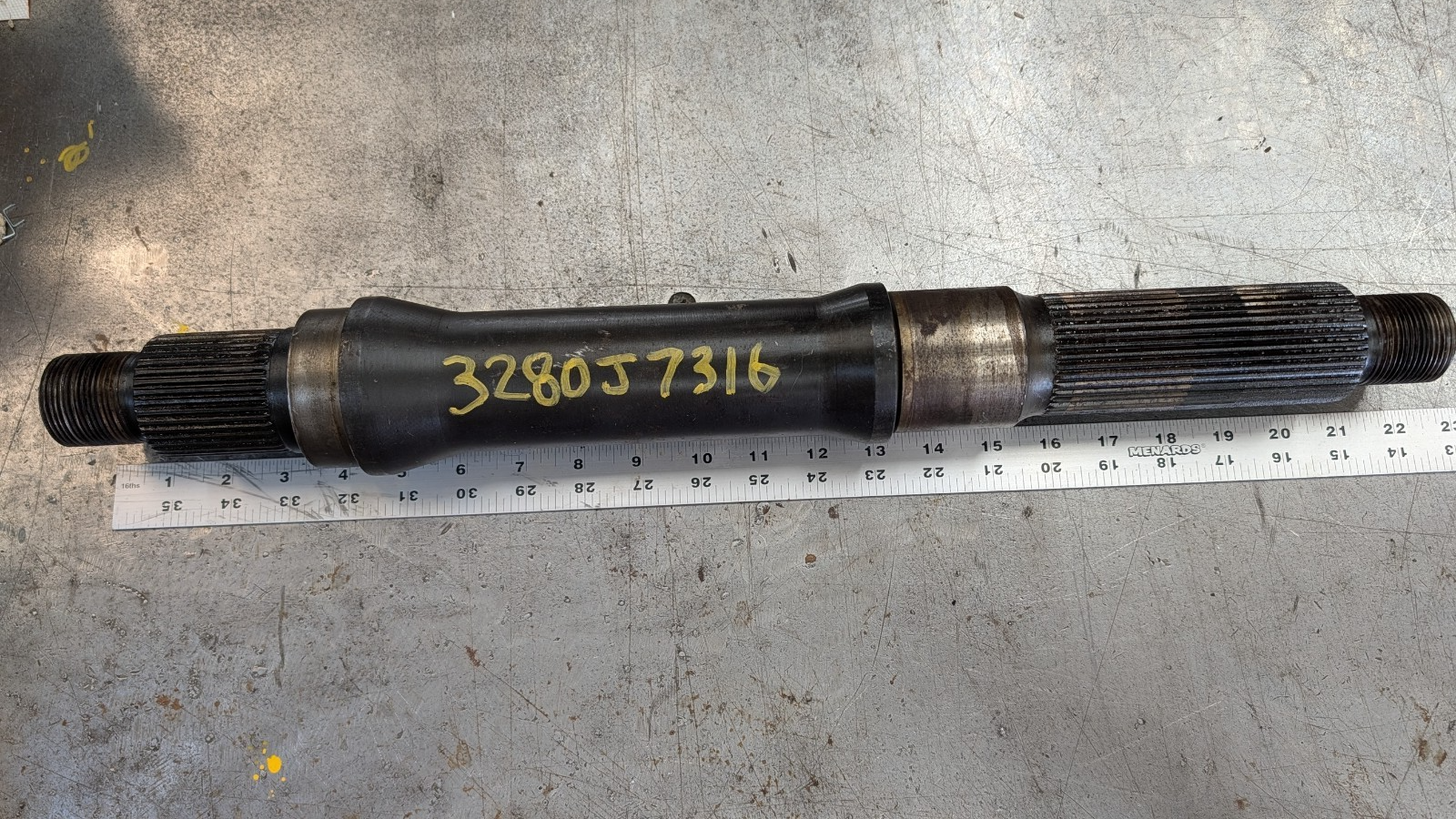3280J7316 Meritor Rockwell Differential Thru Shaft SRD STD Double Reduction