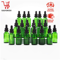 Pipettenflasche 30Ml GrüN Aus Glas FüR ÄTherische ÖLe – 24 StüCk