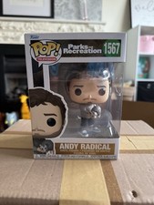 Funko Pop! Figura Vinilo Andy Radical Televisión: Parques y Recreación #1567
