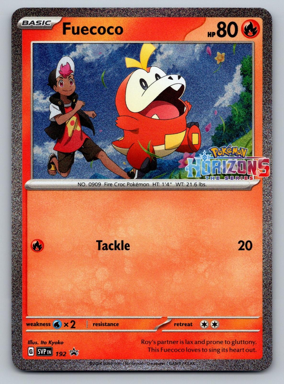 Fuecoco 192 Holo Promo Scarlet & Violet Promo Pokemon Holo Near Mint