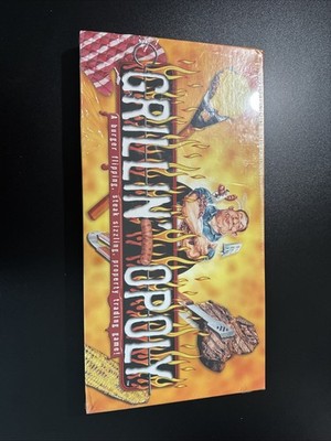 GRILLIN'-OPOLY Board Game by Late For The Sky. BRAND NEW & FACTORY SEALED!!