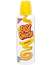 Cheddar Cheese Easy Cheese Snack, 8 oz Can
