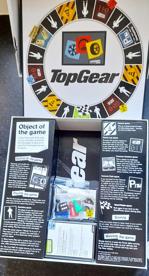 Top Gear Board Game. The Ultimate Car Challenge Board Game. 2008. Unused. - Image 4 of 4