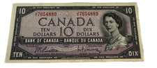 Canada  10 Dollars 1954 - Beattie Rasminsky -uncirculated