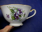 Vintage Crown China CO Tea & Cup & Saucer Purple & White Violets - Lovely — photo 3