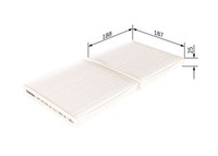 Bosch Filter, Innenraumluft 1 987 432 242 FüR BMW