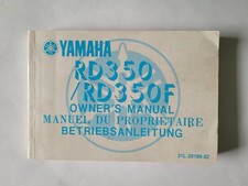 Betriebsanleitung Yamaha RD350 / RD350F / RD 350 / RD 350 F / 31L-28199-82