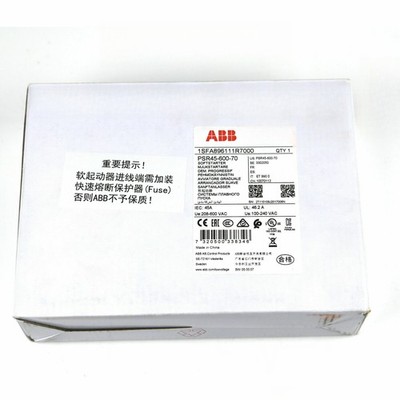 1PCS New ABB PSR45-600-70  Soft Starter In Box Brand Fast Free delivery