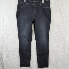 NYDJ Jeans Womens 16 USA Made Dark Wash Alina Legging Jegging Lift Tuck Stretch