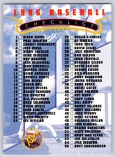 Checklist Series 1: 1-113 1996 Stadium Club #NNO