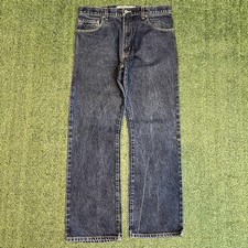 Levi's 517 Bootcut Jeans Mens 34x30 Fits 34x30 Dark Wash Vintage Denim Y2K