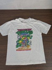 Vintage 1990s Boys Youth Medium 10-12 Teenage Mutant Ninja Turtles T-Shirt USA