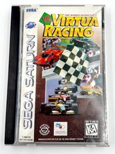 VR Virtua Racing Sega Saturn Game CIB Disc Manual Long Box Case Time Warner