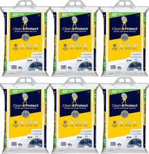  6 Pack 40 lb bags Clean  Protect Water Softener Salt Pellets Easier Cleaning 