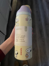 Snoopy Water Bottle Owala 32oz Stainless Steel Exclusive Edition - New 2026