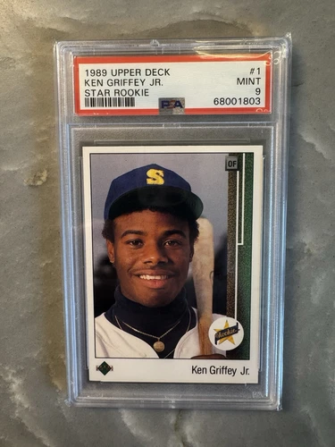 1989 Upper Deck - Ken Griffey Jr #1 (RC) Rookie Psa 9 Mint