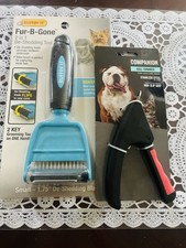 OUTIL DE DESSERRAGE 2 en 1 RUFFINIT FUR-B-GONE AVEC COUPE-ONGLES BONUS NEUF DANS EMBALLAGE ANIMAUX DE COMPAGNIE