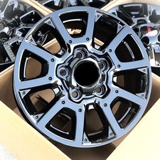 18 Sport Pro Style Black Wheels Rims Fits Toyota Land Cruiser 100 200 Series 18 Sport Pro Style Black Wheels Rims Fits Toyota Land Cruiser 100 200 Series
