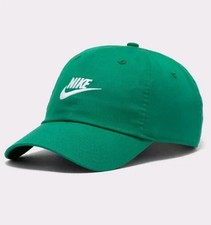 Nike Futura Club Logo Cap Hat Green Adjustable Size M/L 100 Genuine Brand New