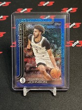 2025 Topps Cameron Johnson Blue Sand Glitter SP Brookyn Nets Basketball 13