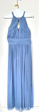  Women's Formal Dress *Sz 2 *Lakespur Blue *Dessy Collection Vivian Diamond 
