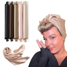 Heatless Hair Curlers Satin Curling Rod Headband No Heat Silk Curls Rollers 3pcs