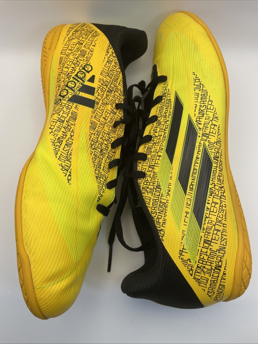 Adidas Men's X Speedflow.4 Messi Indoor Soccer Gold Black Size 9.5 Style  GW7427 | eBay