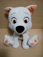 Disney Store 11" Bolt Plush White Dog Stuffed Animal Sitting