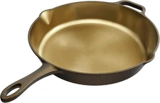 Seasoned Modern Heirloom Mirror Polished Cast Iron Skillet Pan 12" (2.0" Wall He