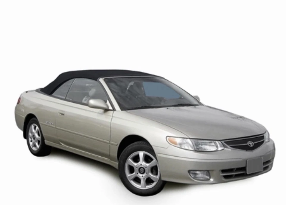 Toyota Solara serie BV 1998-03, con vidrio térmico, sarga Sunfast, negro Foto 2 de 3