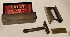 Vintage Valet Auto Strop Safety Razor Complete Set Case Blade Wet Shaving USA