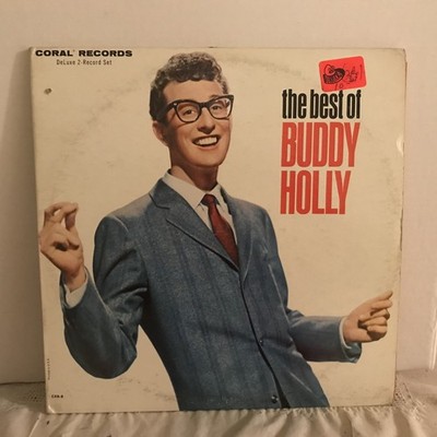 The Best Of BUDDY HOLLY Vinyl Record Album 2 X LP Gatefold Cover Crickets 