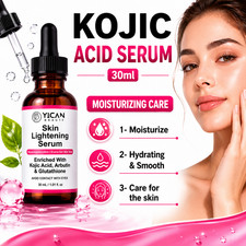 Kojic Acid Niacinamide Serum 30ml Brightening Melasma, Dark Sun Spots