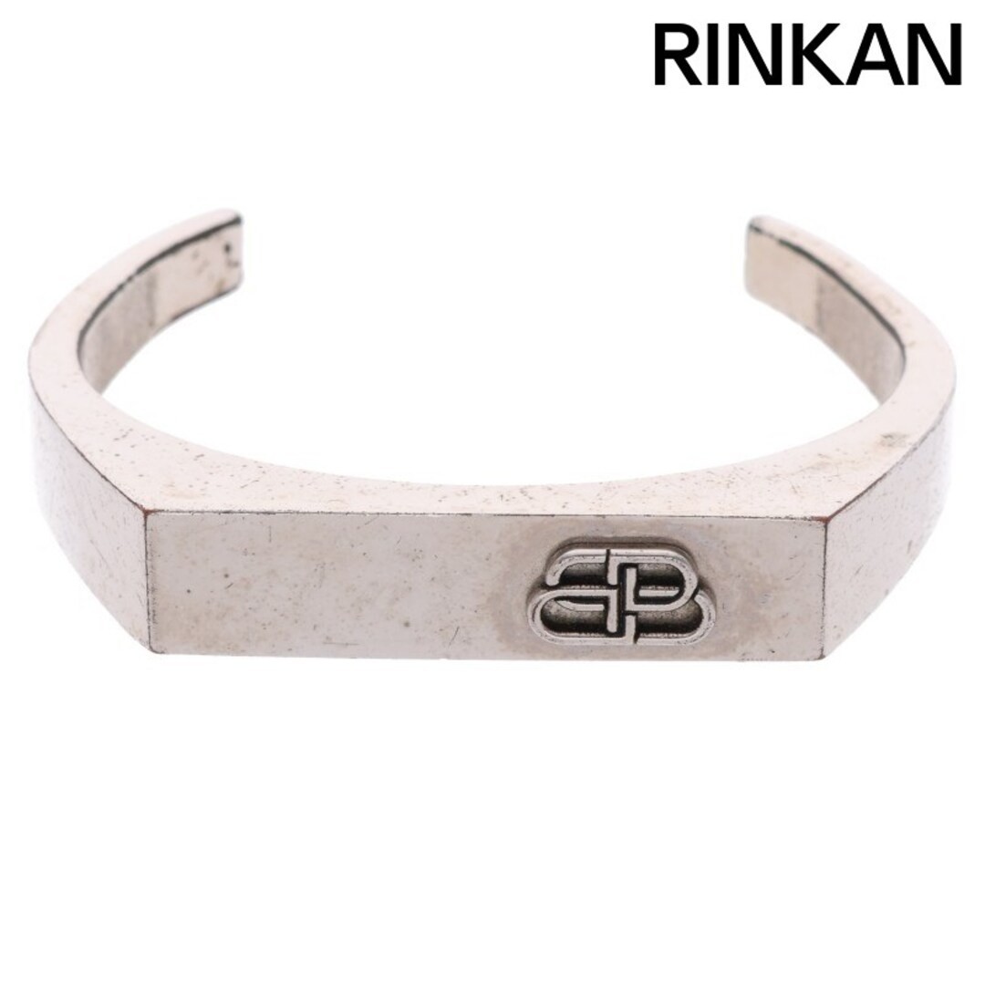Balenciaga BB Logo Metal Cuff Bracelet Men's M Used 461124b26cb013a33ac6cf62482d