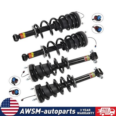 4x Front Rear Shock Struts Magnetic For Escalade Chevy Tahoe GMC Yukon XL 2021-