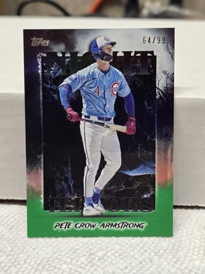 2025 Topps Update Series - Night Terrors Pete Crow-Armstrong Green #NT-23