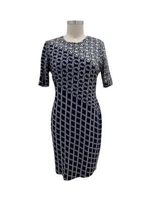 St John KNIT TWIRL CHAIN DRESS 8
