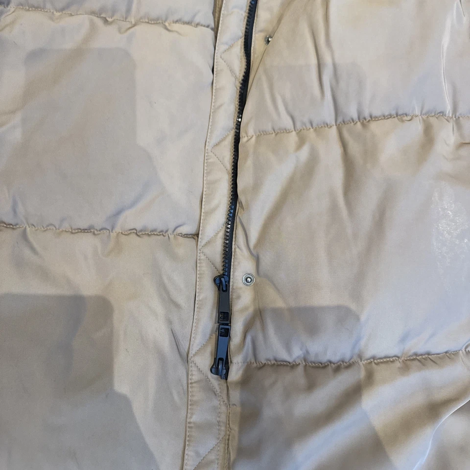 Abrigo acolchado resistente a la ducha F&F Longline con capucha en neutro comprado por 89 £ Foto 3 de 4