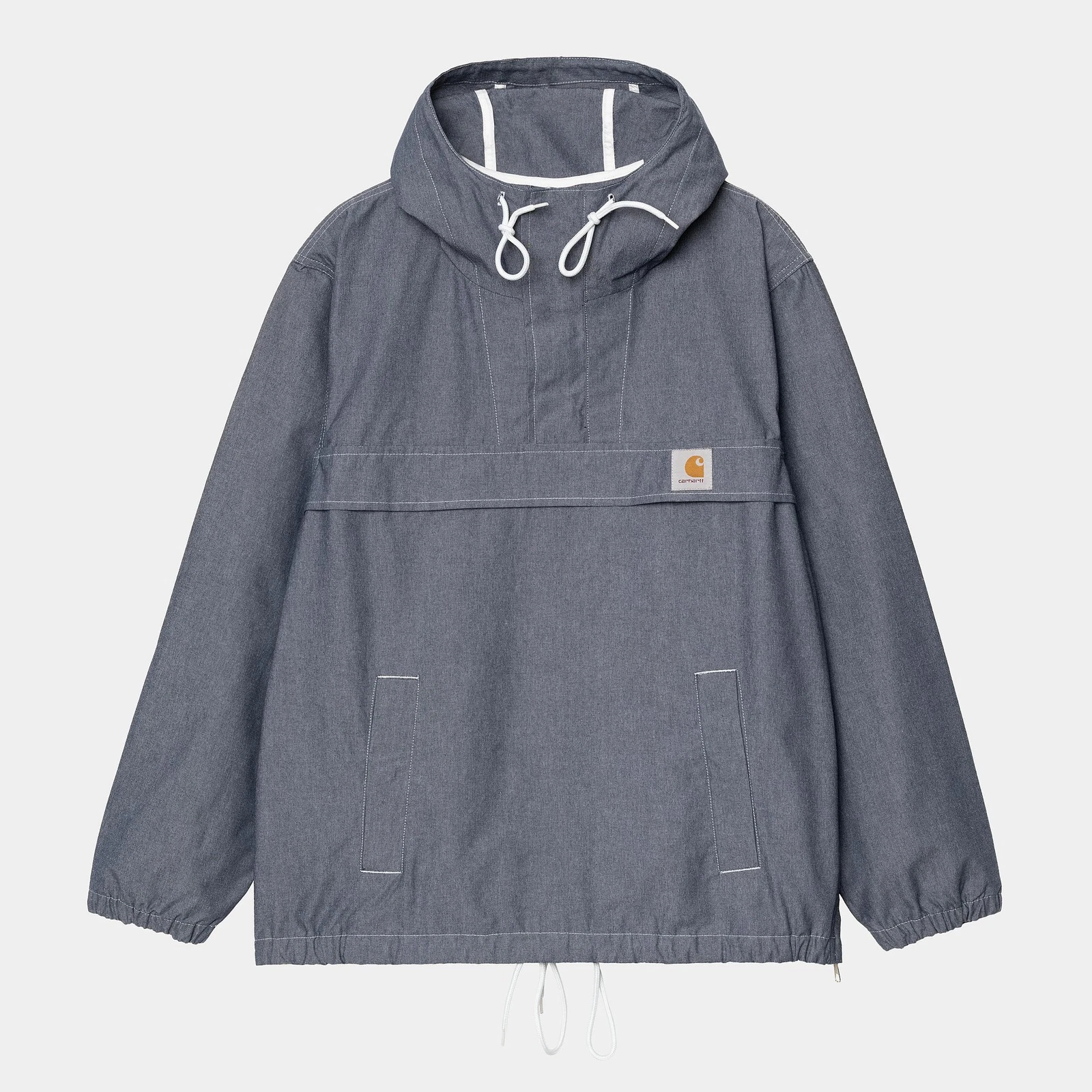 Carhartt WIP Giacca Pullover Blake Uomo Blu Risciacquato