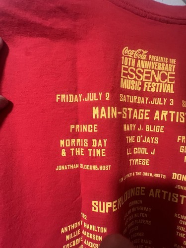Vintage Y2K Essence Music Festival 10th New Orleans 2004 July 2-4 Shirt XXL - Picture 10 of 15