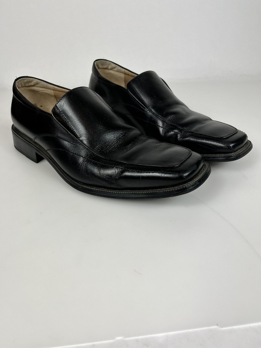 VTG, ZENGARA FASHION Dress Shoes Men\'s Black Leather Loafers Size 8 US Zengara Loafers & Slip-Ons for Men on Sale up to 90% Off  main image 2