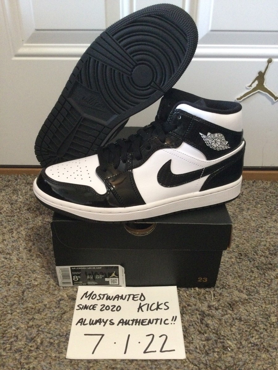 DS 2021 Nike Air Jordan Retro 1 Mid All Star Carbon Fiber Men Sz