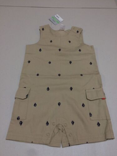 NWT Carter's Baby Boy Sailboat  Romper 3,6,18 Months - Picture 1 of 1