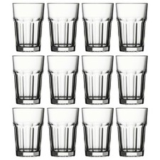 Pasabahce Casablanca 265ml Set Of 12 Tumbler Whisky Scotch Drinking Glasses Gift