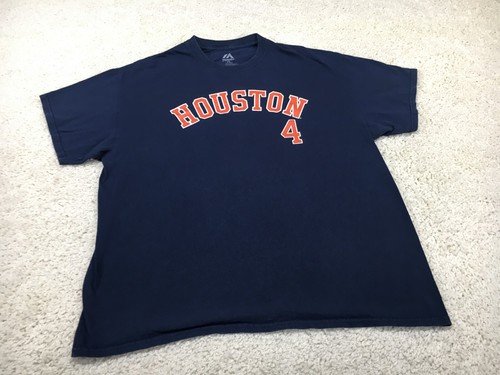 Houston Astros Shirt Mens Extra Large Blue Short Sleeve Baseball MLB Springer 4 - Picture 2 of 14