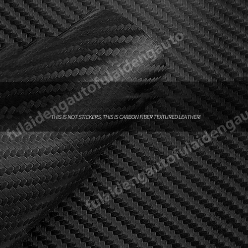 For Volvo XC40 2019-2022 PU Carbon fiber Look Door Anti-Kick Pad Protective Trim - Picture 7 of 8