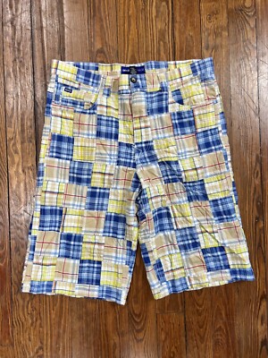 Vintage ENYCE Plaid Shorts Y2k Baggy Sean Combs Hip Hop