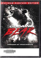 Cocaine Bear DVD = Maximum Rampage Edition
