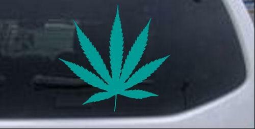 Marijuana Pot Leaf Car or Truck Window Laptop Decal Sticker - Imagen 11 de 32