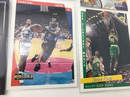 Lote de 15 tarjetas Shawn Kemp con ex #6 Hoop Fleer Skybox Rockies Metal Sonics Cavs - Imagen 6 de 9